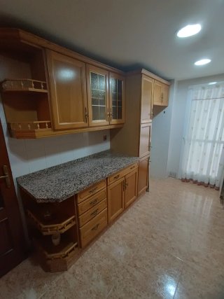 Muebles de cocina completos madera y piedra