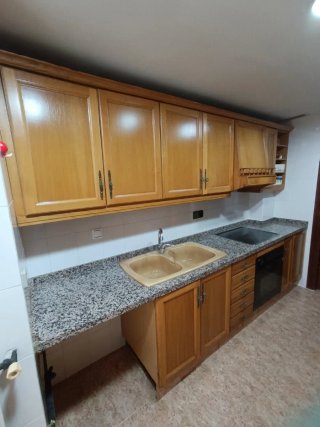 Muebles de cocina completos madera y piedra