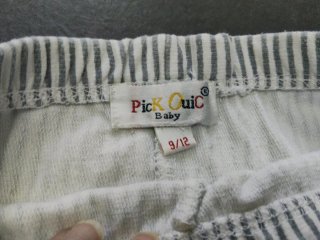 Pantalón corto bebé rayas Pick