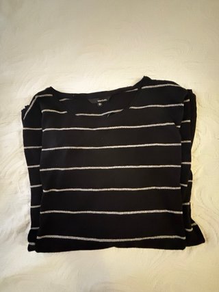 COUCHEL Jersey Negro Rayas Plateadas Vuelo