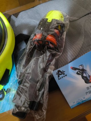 Máscara Snorkel Facial Acevu 180° Niño