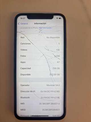 iPhone X 256GB Bianco SENZA FACE ID