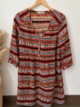 Vestido estampado Amichi Talla L