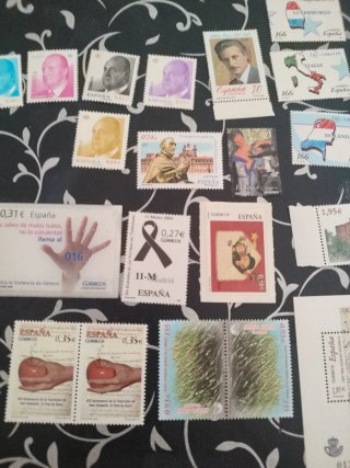 Lote Sellos España Varios Temas En euros