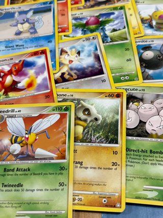 45 cartas pokémon PRIMERA GENERACIÓN antiguas