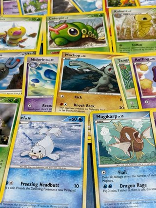 45 cartas pokémon PRIMERA GENERACIÓN antiguas