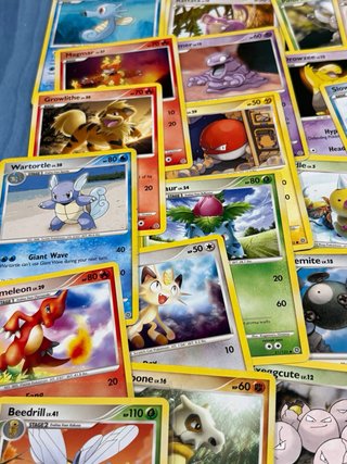 45 cartas pokémon PRIMERA GENERACIÓN antiguas