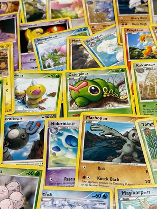 45 cartas pokémon PRIMERA GENERACIÓN antiguas