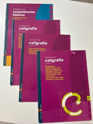 Cuaderno de caligrafia 8 Cuadricula (Primaria)