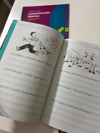 Cuaderno de caligrafia 8 Cuadricula (Primaria)