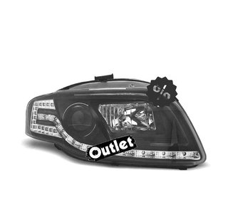ED FARO DCH AUDI A4 B7 04-08 FONDO NEGRO INTERMITENTE LED R0