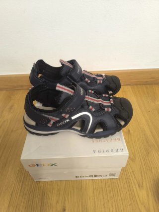 Sandalias Geox Talla 38 Azul Multicolor