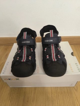 Sandalias Geox Talla 38 Azul Multicolor