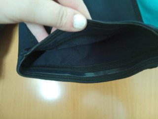 Pantalón corto deportivo Batti negro y turquesa Ta