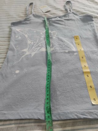 Top de tirantes ajustables con diseño de mar