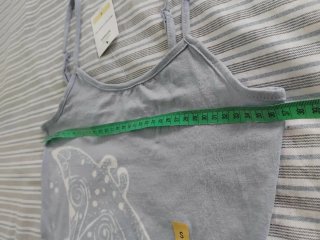 Top de tirantes ajustables con diseño de mar