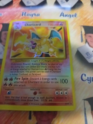 Carta Pokémon Charizard 120hp