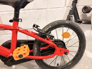 Bicicleta infantil 16 pulgadas roja