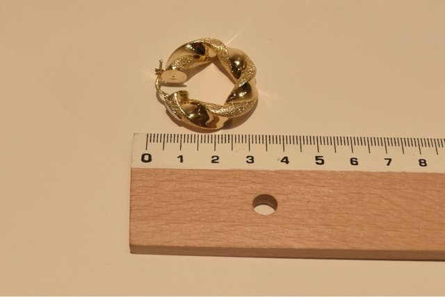 AROS DE ORO 18K/ 6.4GR