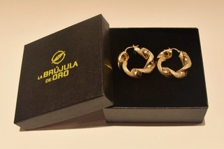 AROS DE ORO 18K/ 6.4GR