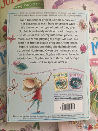 6 Libros en ingles The adventures of Sophie mouse