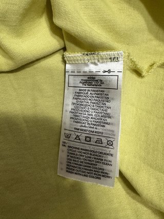 Camiseta Adidas Originals Amarilla Talla M Hombre
