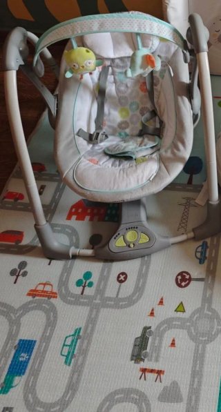 Hamaca balancín bebé sin usar