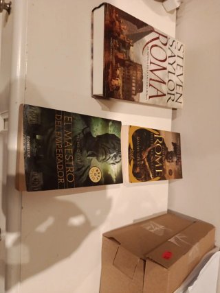 Roma. Novelas históricas. Lote de libros.