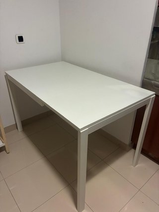 Mesa extensible Ikea Vihals blanca