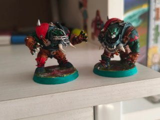Equipo Blood Bowl Orkos Negros GW