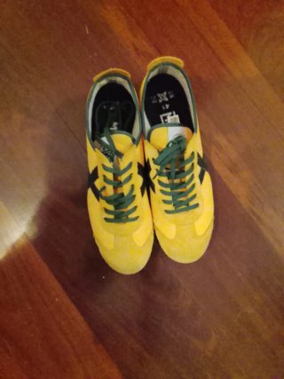 Zapatillas Munich Talla 40 Amarillas y Verdes