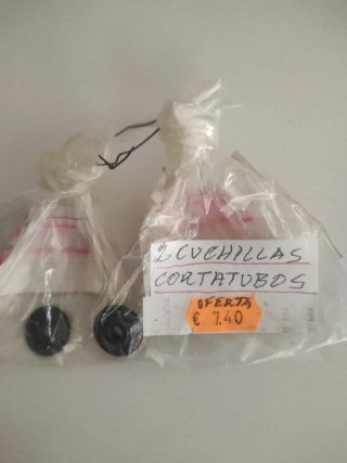 2 Cuchillas Cortatubos Cobre 19mm