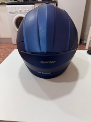 Casco Moto Modular Nox Azul