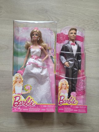 Barbie y Ken novios boda nuevo regalo novia pareja