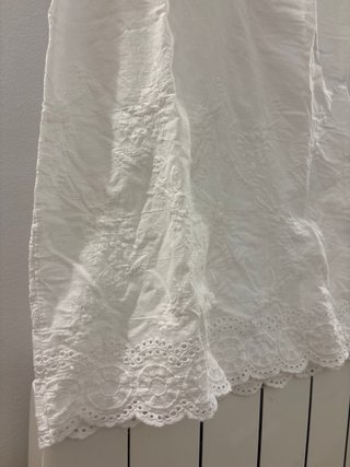 Camisón de algodón con bordado