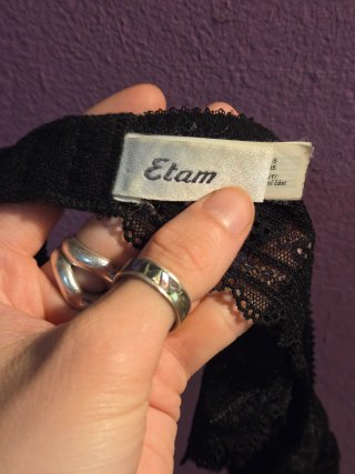 Ligueros encaje Etam T38