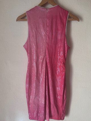 Vestido lentejuelas Desigual rosa talla S Nuevo