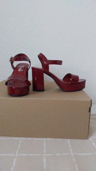 Sandalias Burdeos Shein Talla 35