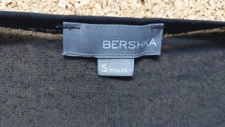 Jersey negro manga larga mujer