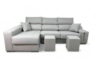 Sofá Chaiselongue + Mesa Centro Extensible