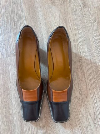 Zapatos de vestir marrones y negros T38