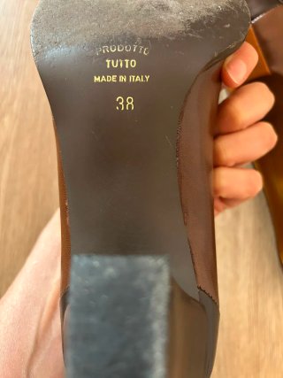 Zapatos de vestir marrones y negros T38