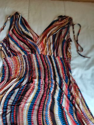 Vestido largo sin mangas talla M/L