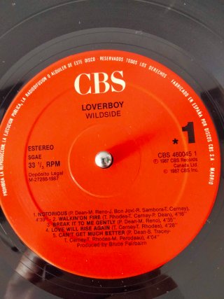 LOVERBOY - Wildside LP Vinilo