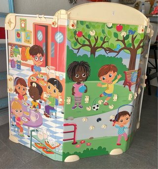 Escuela Smoby: Centro actividades, mesa y sillas