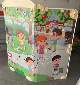 Escuela Smoby: Centro actividades, mesa y sillas