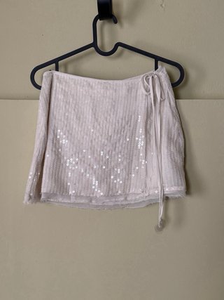Falda pareo lentejuelas Pull&Bear Talla única
