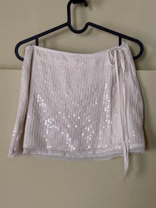 Falda pareo lentejuelas Pull&Bear Talla única