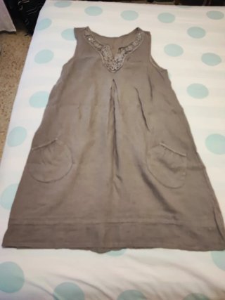 Vestido de verano beige