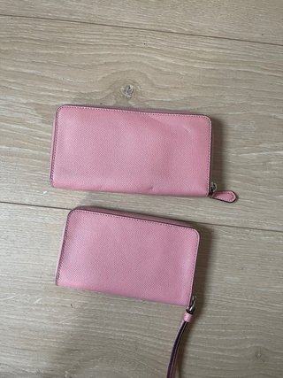 Pack monedero y cartera Coach rosa